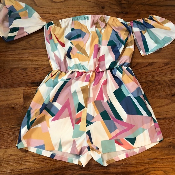 ๐๐Shein MultiColor Romper